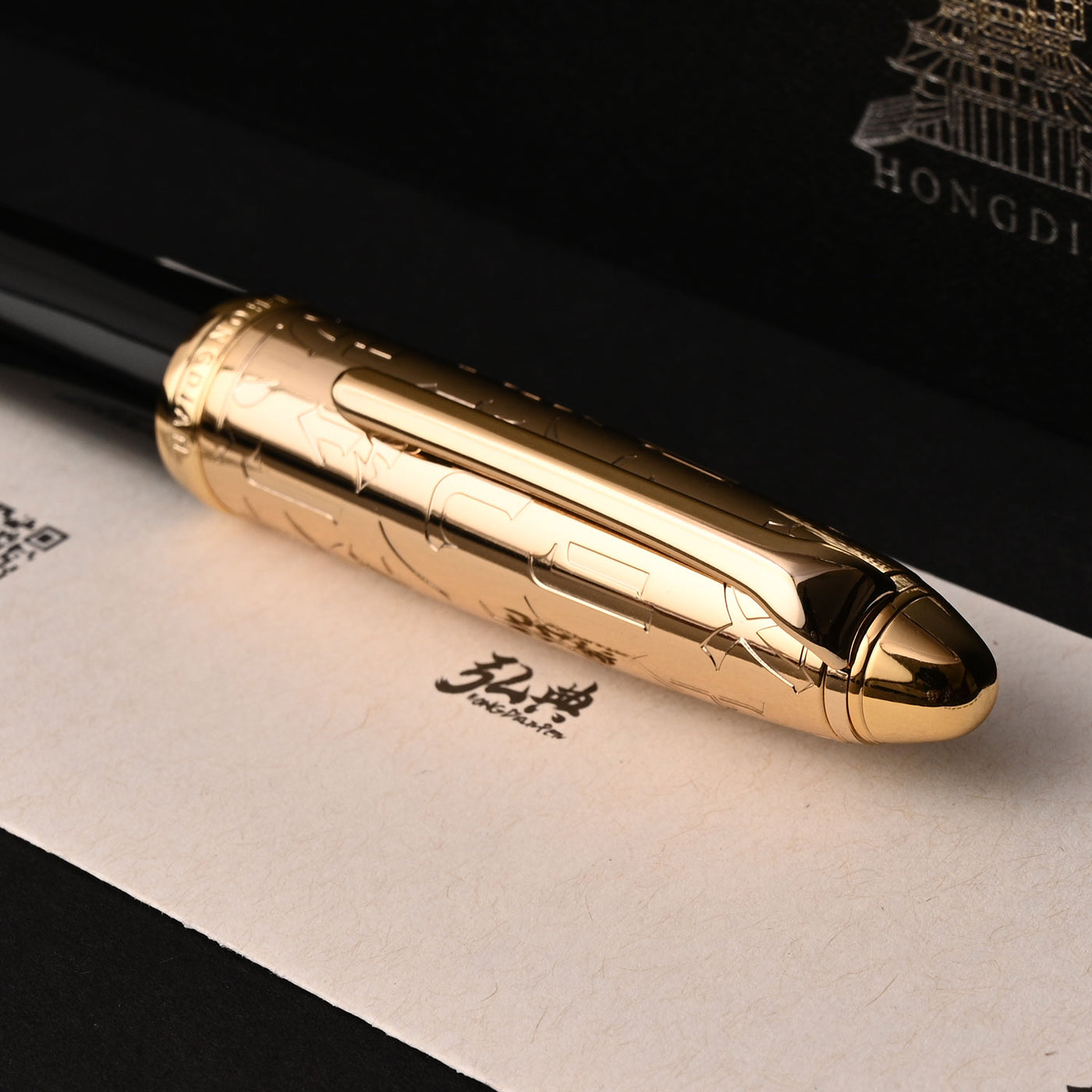 Hongdian N6 Fountain Pen - Black Gold 15