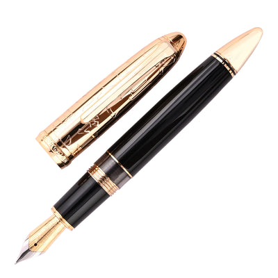 Hongdian N6 Fountain Pen - Black Gold 1