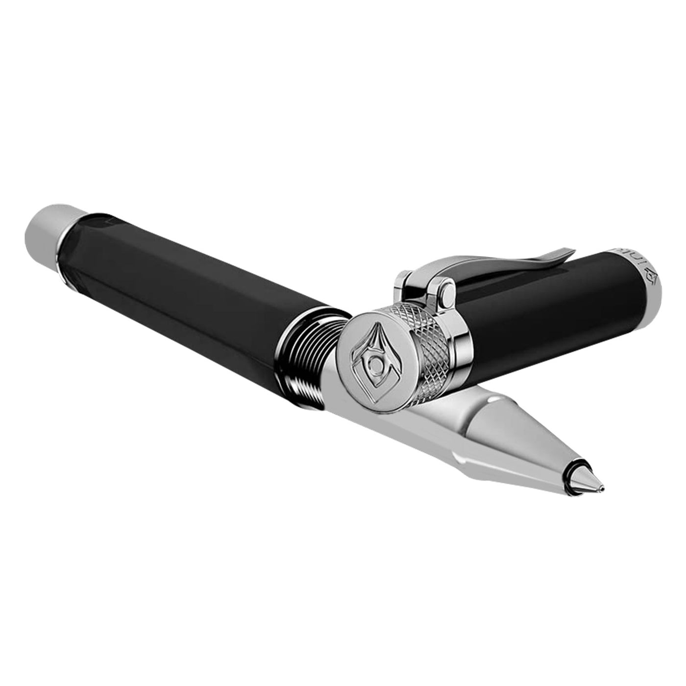Intellio Jewel Roller Ball Pen - Starry Black CT 3