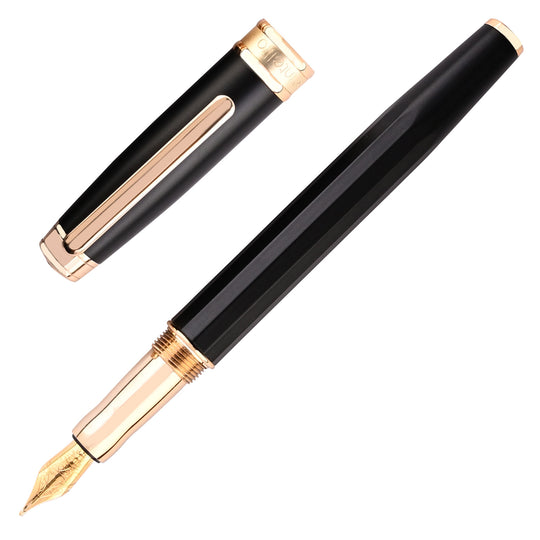 Intellio Mystique Fountain Pen - Matte Black GT