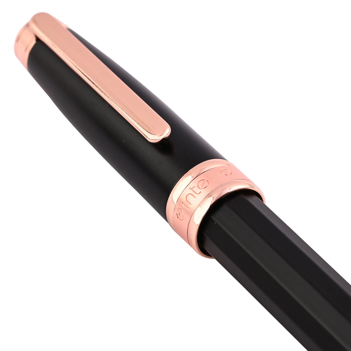 Intellio Mystique Fountain Pen - Matte Black RGT 3