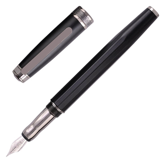 Intellio Mystique Fountain Pen - Matte Black RT