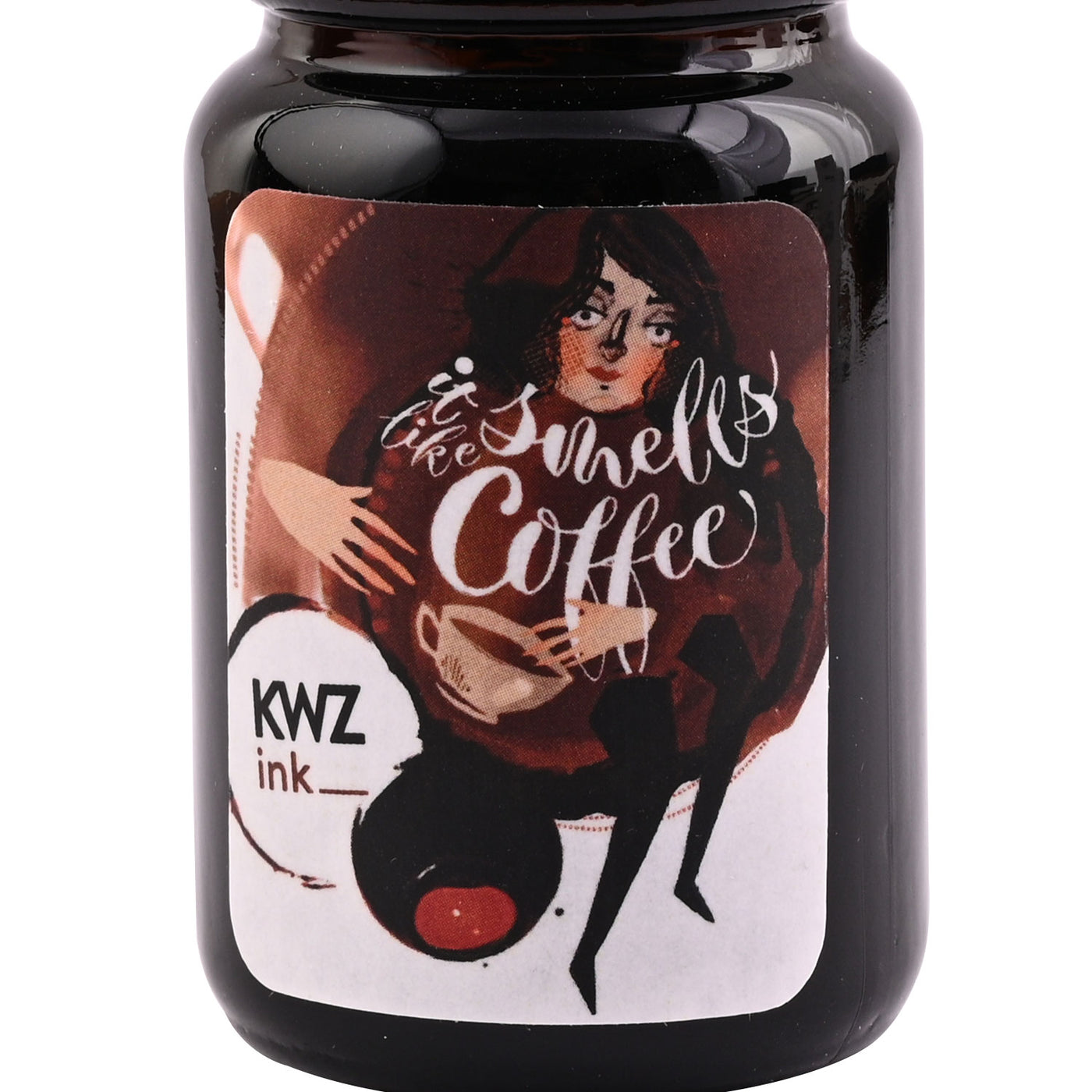 KWZ Standard Scented It Smells Like Coffee Ink Bottle Brown - 60ml 3