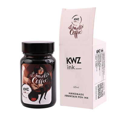 KWZ Standard Scented It Smells Like Coffee Ink Bottle Brown - 60ml 4