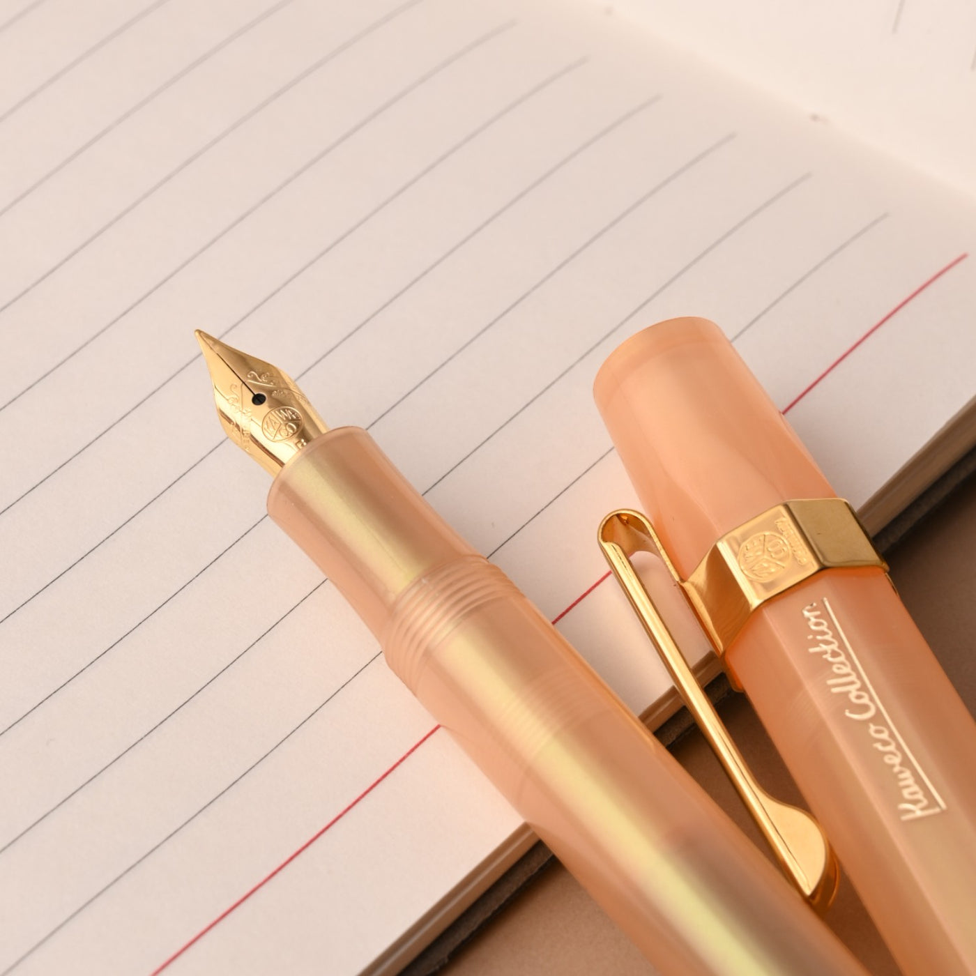 Kaweco Collection Fountain Pen with Optional Clip - Apricot Pearl (Special Edition) 9