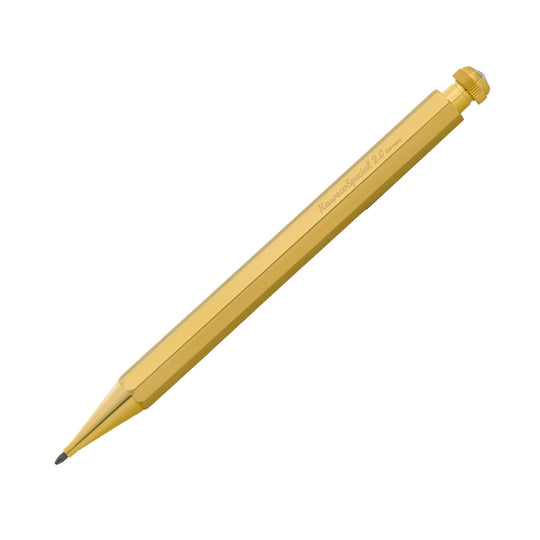 Kaweco Special 2mm Mechanical Pencil with Optional Clip - Brass