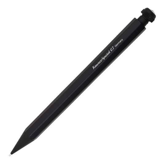 Kaweco Special (S) 0.7mm Mechanical Pencil with Optional Clip - Black
