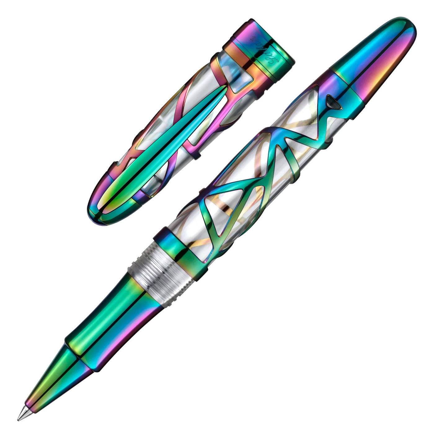 Laban Skeleton Roller Ball Pen - Rainbow 1