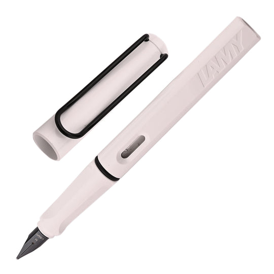 Lamy Safari Fountain Pen - White/Black (Special Edition)