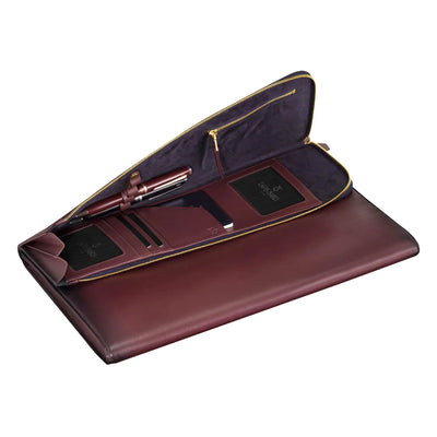 Lapis Bard Ducorium Bexley 13inch Laptop Sleeve With Shoulder Strap - Bordeaux 3