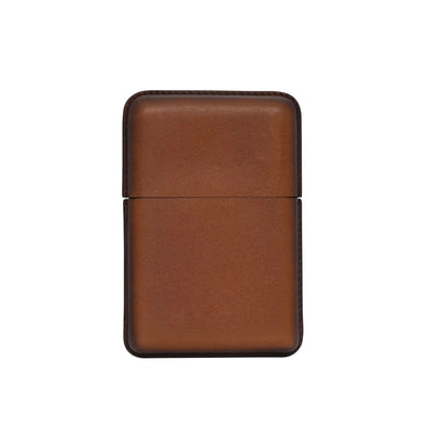 Lapis Bard Ducorium Moulded Card Case - Cognac 7