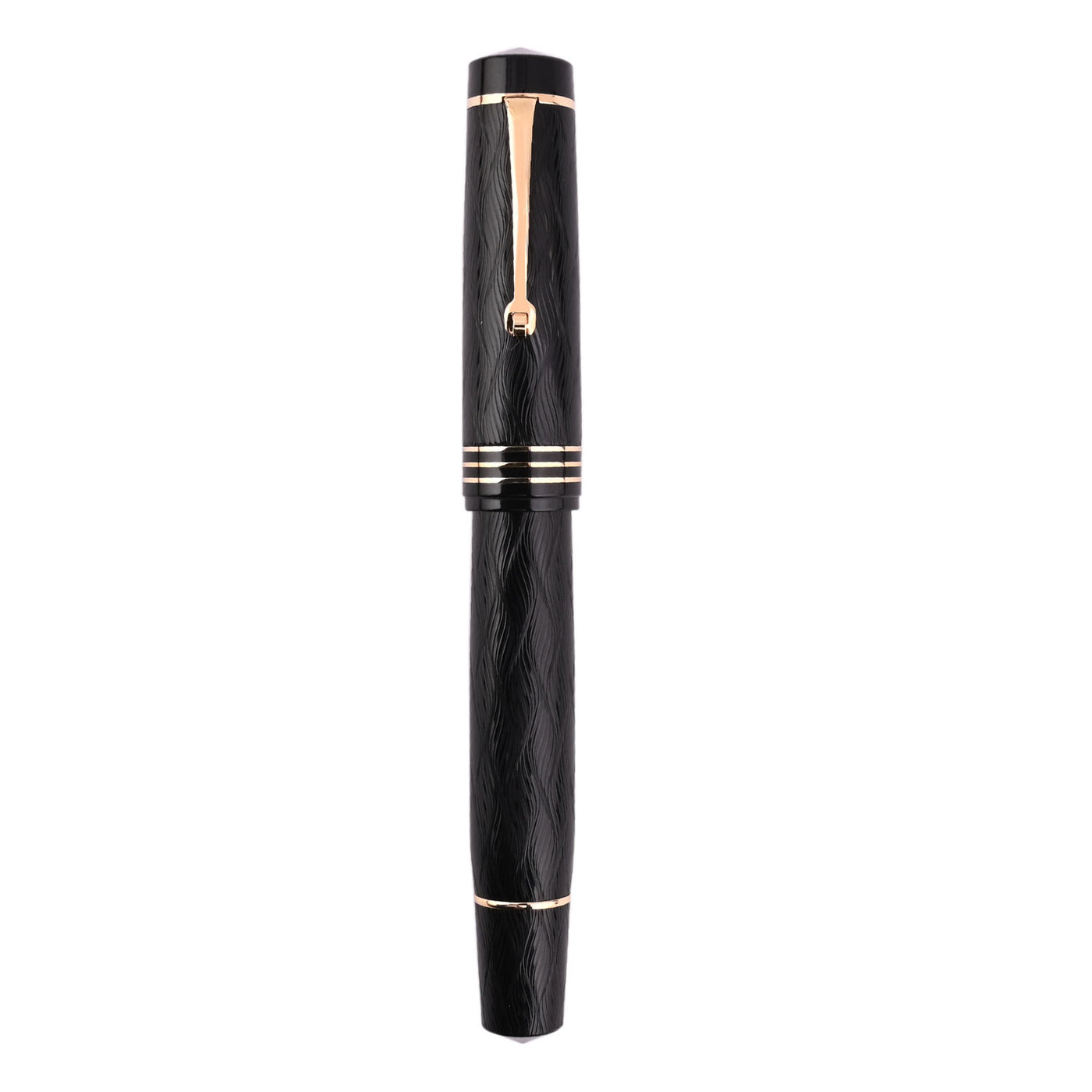 Leonardo MZ Grande Audace Art Nouveau No.6 Fountain Pen - Intense Black GT (Limited Edition) 5