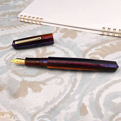 Lotus Saral Halos Special Edition Fountain Pen Carmine Steel Nib 1