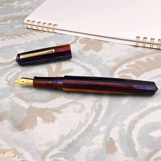 Lotus Saral Halos Special Edition Fountain Pen, Carmine - Steel Nib