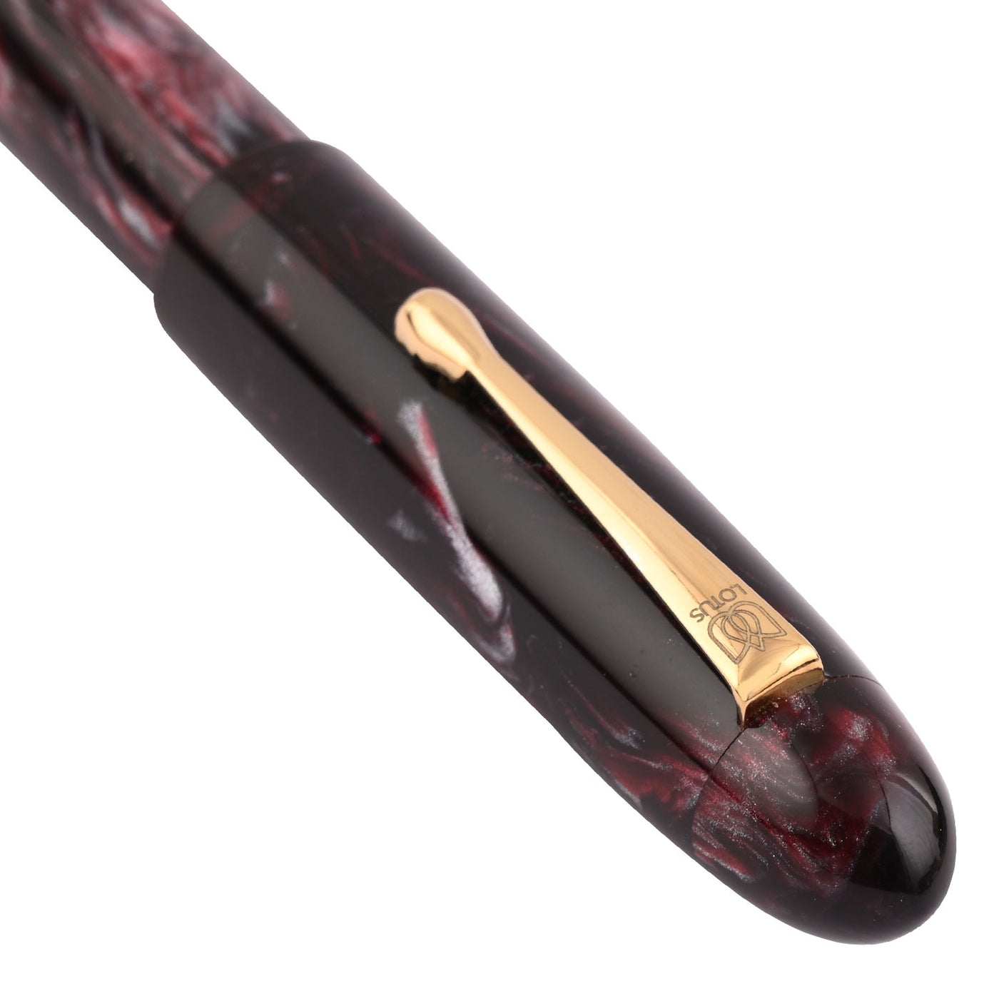 Lotus Shikhar Fountain Pen - Argent Ruby GT 5