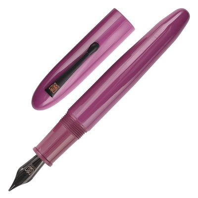 Lotus Shikhar Ebonite Fountain Pen - Purple BT 1