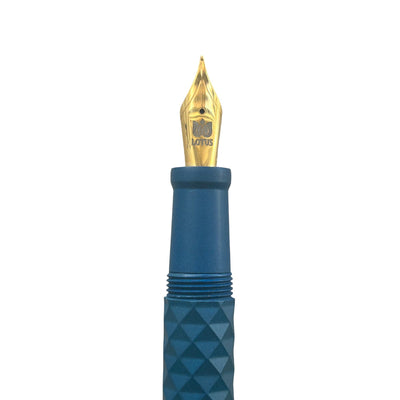Lotus Palmae Ebonite Fountain Pen - Blue GT 2