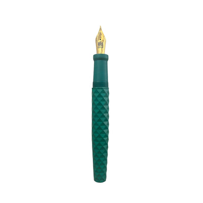 Lotus Palmae Ebonite Fountain Pen - Deep Green GT 1