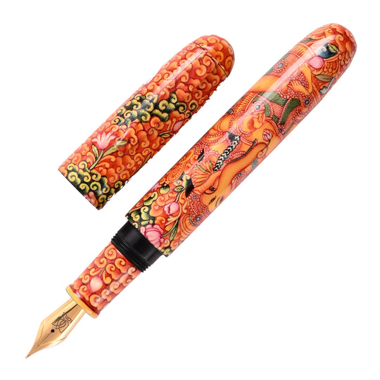 Lotus Shikhar Ebonite Fountain Pen - Ganesha (Special Edition)
