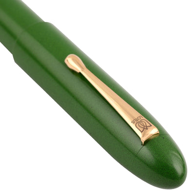 Lotus Shikhar Ebonite Fountain Pen - Green GT 5