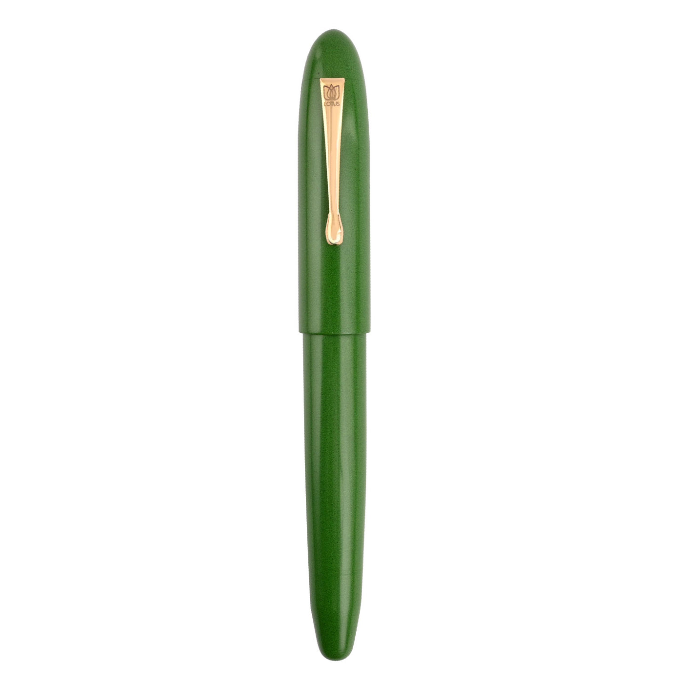 Lotus Shikhar Ebonite Fountain Pen - Green GT 6