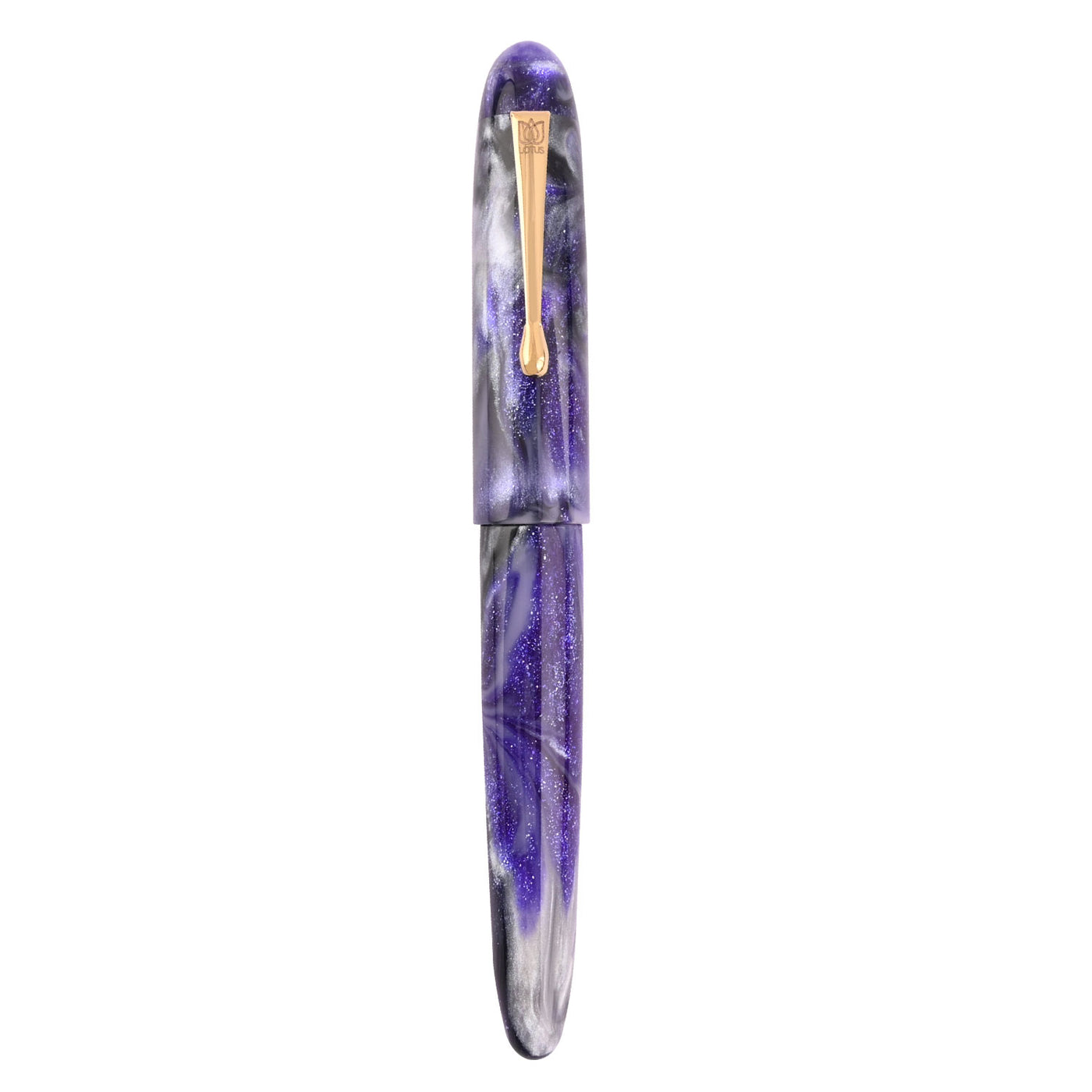 Lotus Shikhar Fountain Pen - Argent Amethyst GT 6