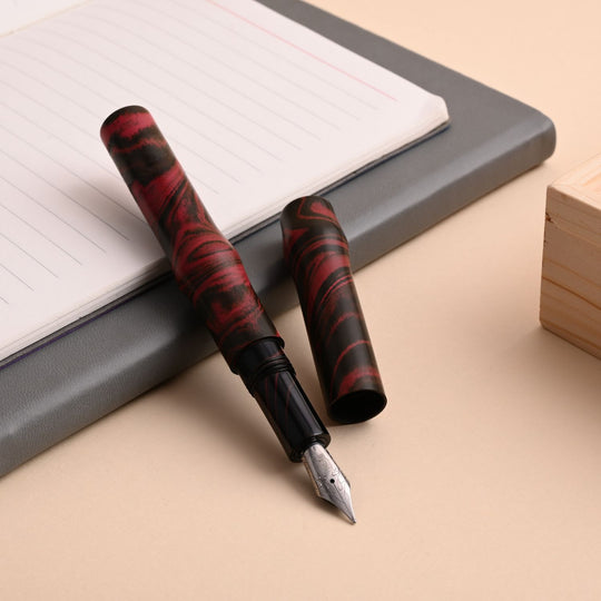 Lotus Vamza Fountain Pen - Brown Ripple