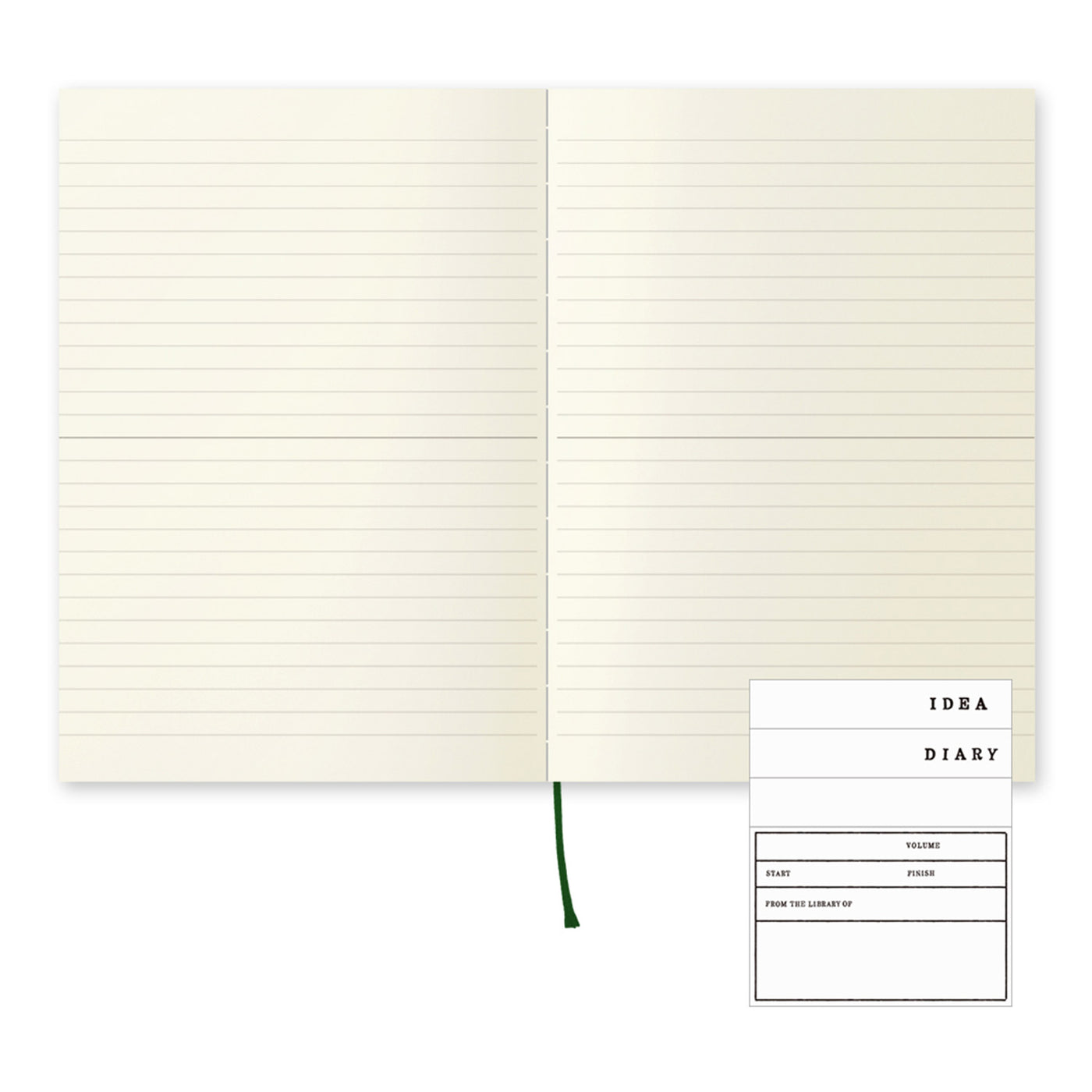 Midori MD Paper Ivory Notebook - A5 Ruled 5