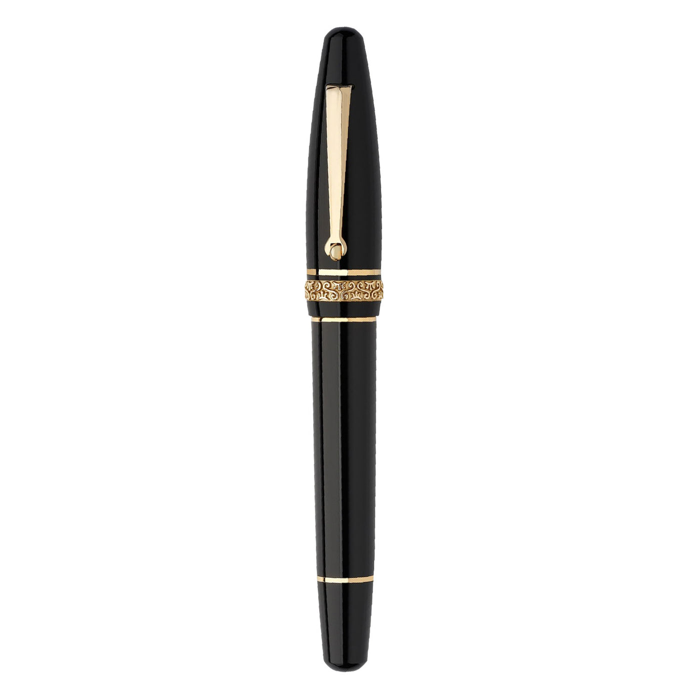 Maiora Ultra Ogiva Golden Age Fountain Pen - Nera GT 3