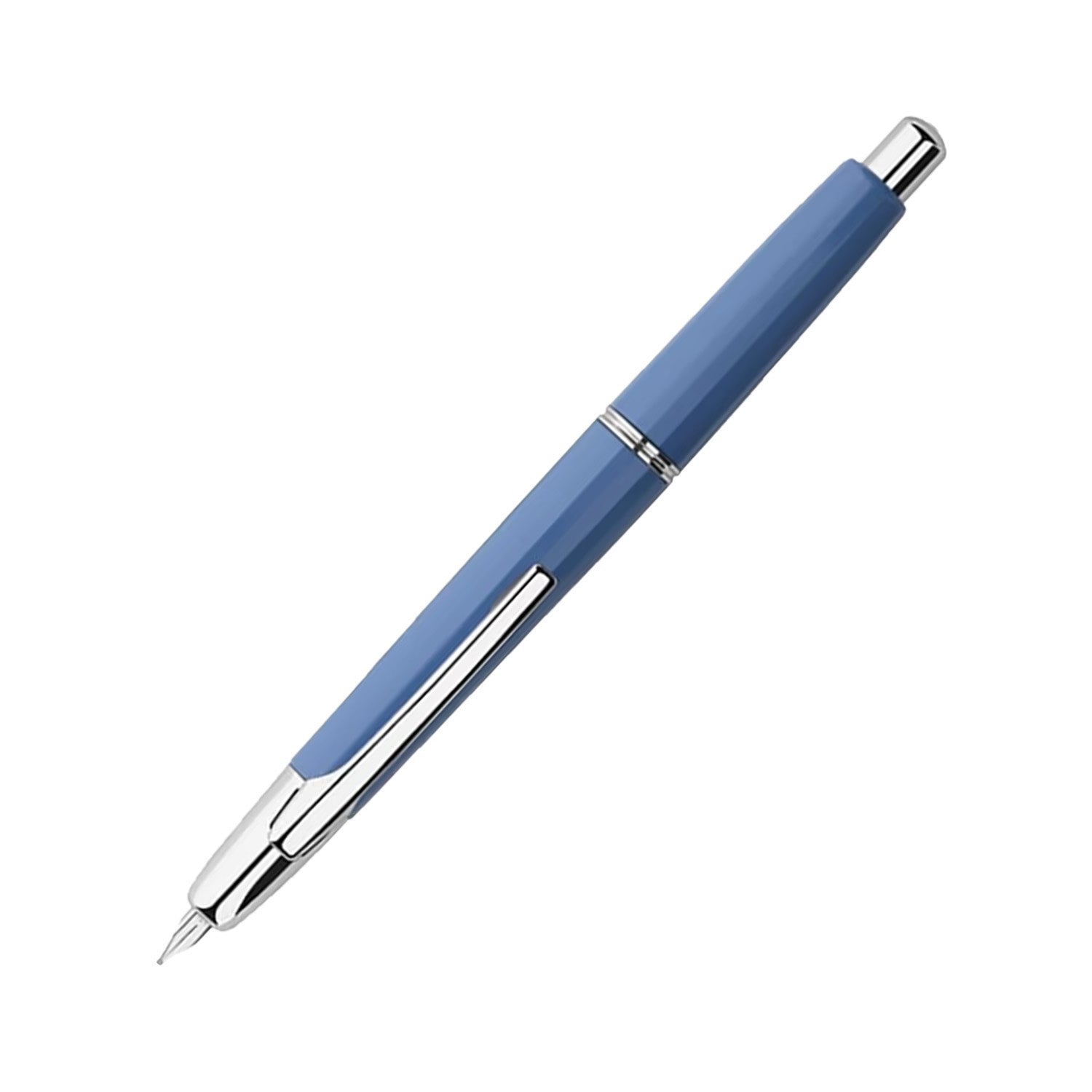 Moonman Majohn Füllfederhalter A2 – Violetter Korpus, Silberner Clip, Inkl. Konverter & Geschenkbox
