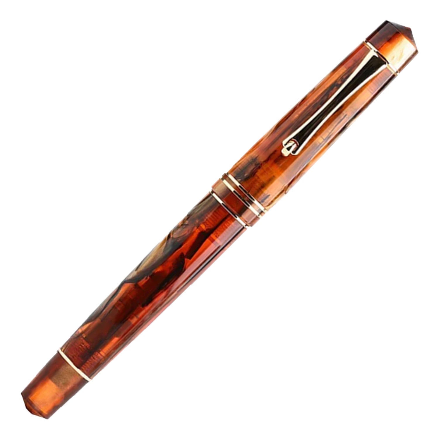 Moonman Majohn M800 Orange Fountain Pen with Bock Nib | Online at