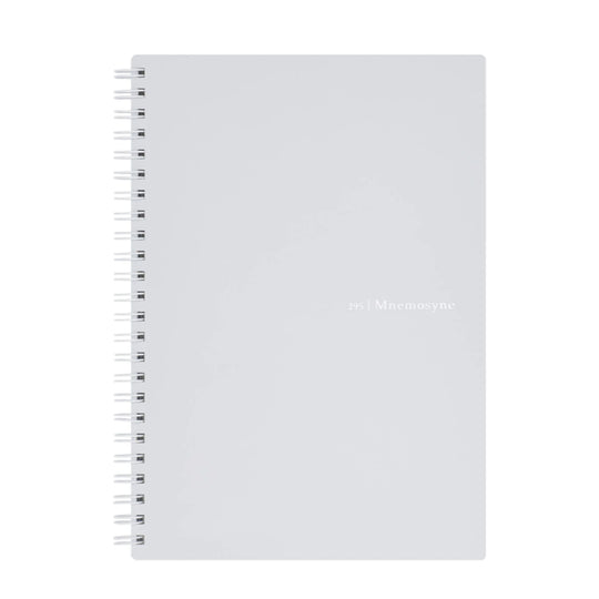 Maruman Mnemosyne N295-51 Spiral Grey Notebook - A5 - Ruled