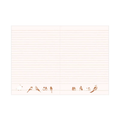 Midori Bird Notebook - A5 Ruled 2
