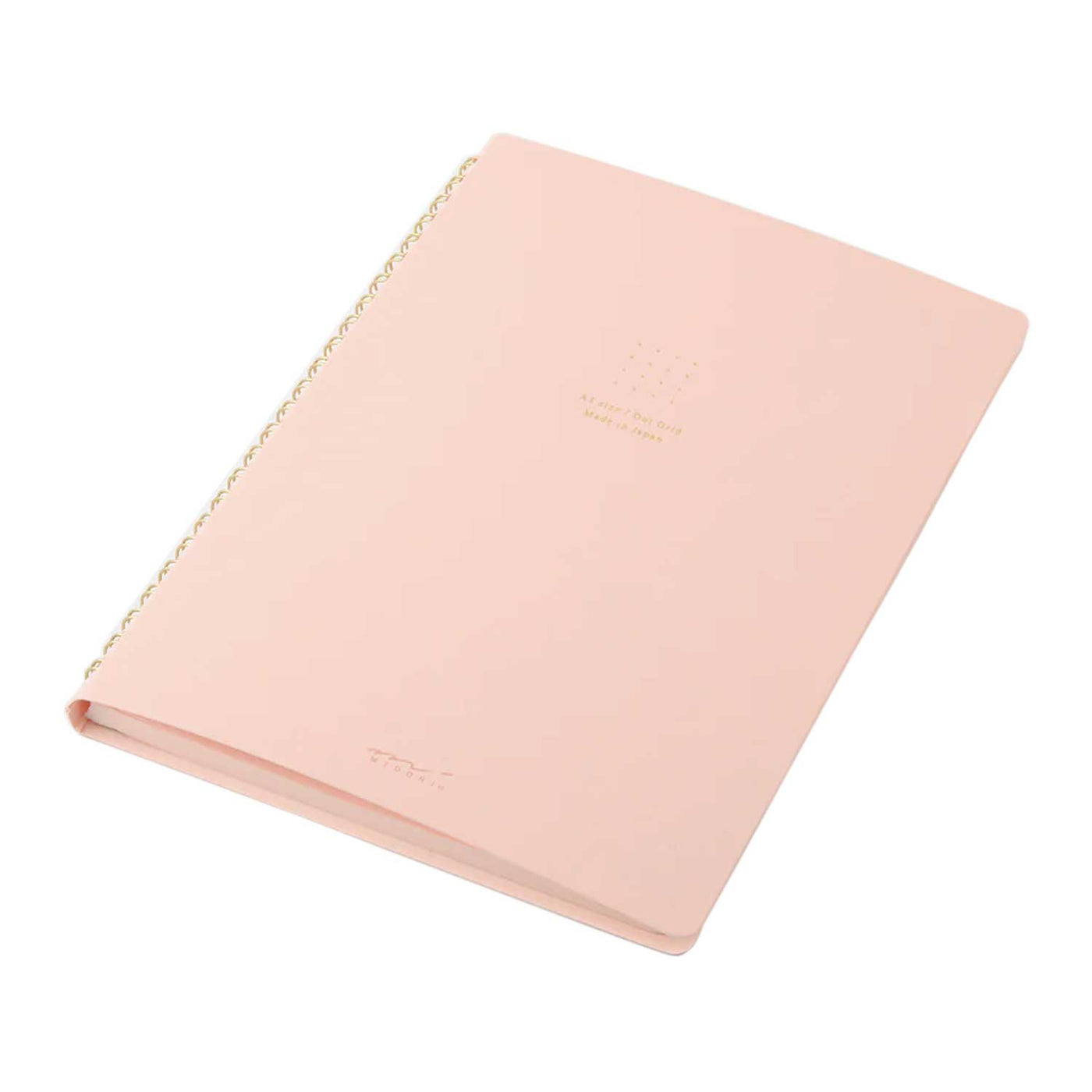 Midori Soft Colour Pink Spiral Notebook - A5 Dotted 2
