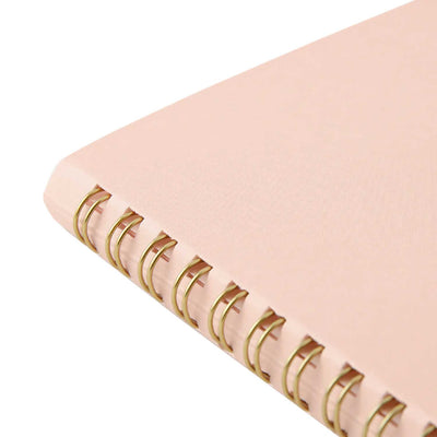 Midori Soft Colour Pink Spiral Notebook - A5 Dotted 5
