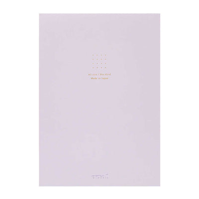 Midori Soft Colour Purple Notepad - A5, Dotted 1