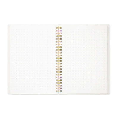 Midori Soft Colour White Spiral Notebook - A5 Dotted 3