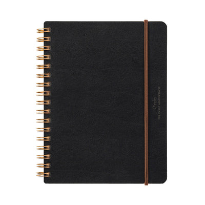 Midori WM Grain Black Wirebound Notebook - B6 Ruled & Plain 7