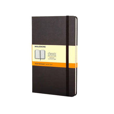 Moleskine Classic Hard Cover Black Notebook - A5 Ruled 1