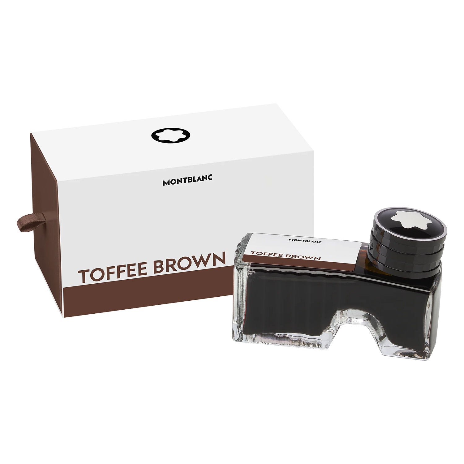 Montblanc Ink Bottle, Toffee Brown 60ml Makoba