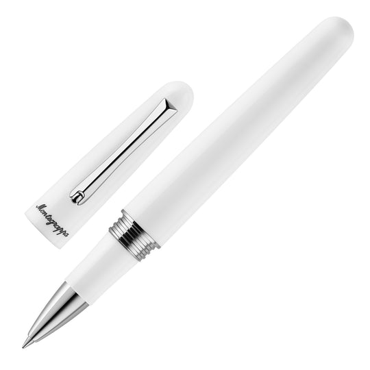 Montegrappa Elmo 01 Roller Ball Pen - White Frost CT