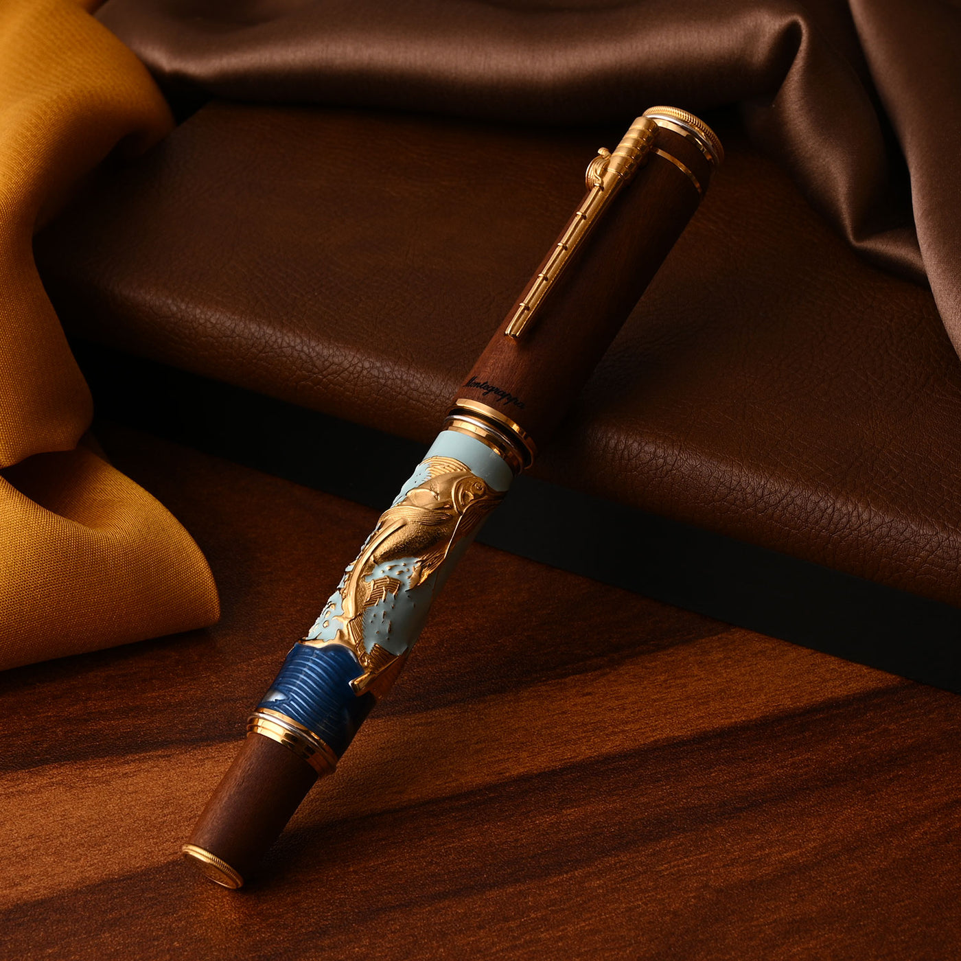 Montegrappa The Old Man & The Sea Vermeil Limited Edition Fountain Pen 18