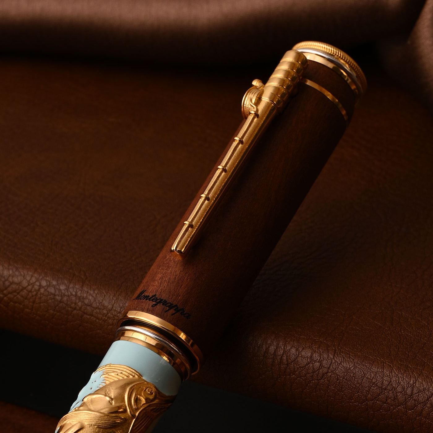 Montegrappa The Old Man & The Sea Vermeil Limited Edition Fountain Pen 19