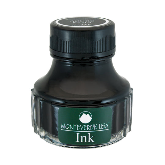 Monteverde Azure Noir Ink Bottle, Blue Black - 90ml