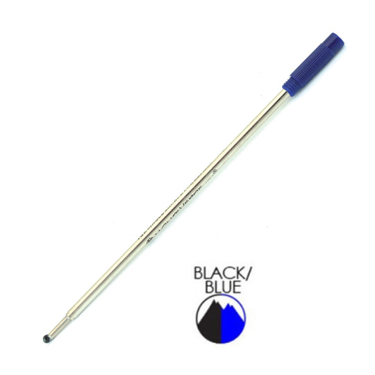 Monteverde Ball Pen Refill for Cross - Medium - Blue Black - Pack of 2
