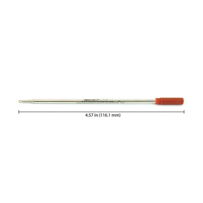 Monteverde Ball Pen Refill for Cross - Medium - Brown - Pack of 2 2