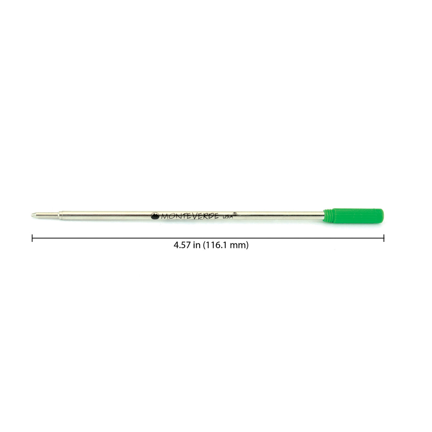 Monteverde Ball Pen Refill for Cross - Medium - Green - Pack of 2 2