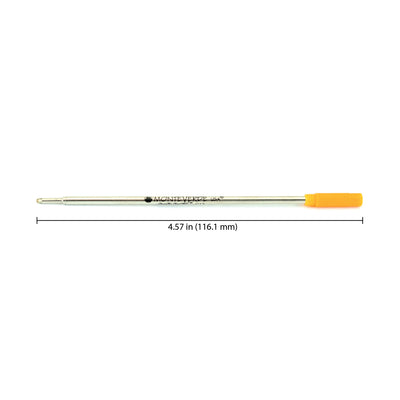 Monteverde Ball Pen Refill for Cross - Medium - Orange - Pack of 2 2