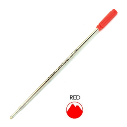 Monteverde Ball Pen Refill for Cross - Medium - Red - Pack of 2
