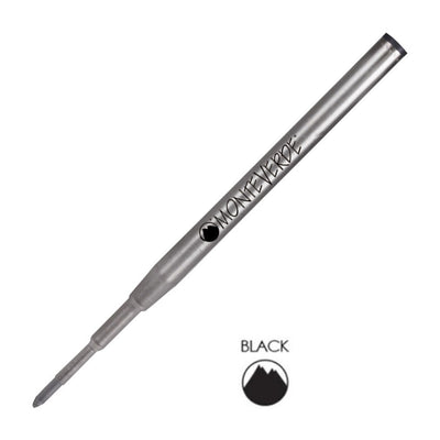 Monteverde Ball Pen Refill for Montblanc - Medium - Black - Pack of 2 2